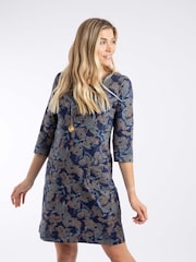 Weird Fish Starshine Printed Jersey Dress - Imagem 1 de 7