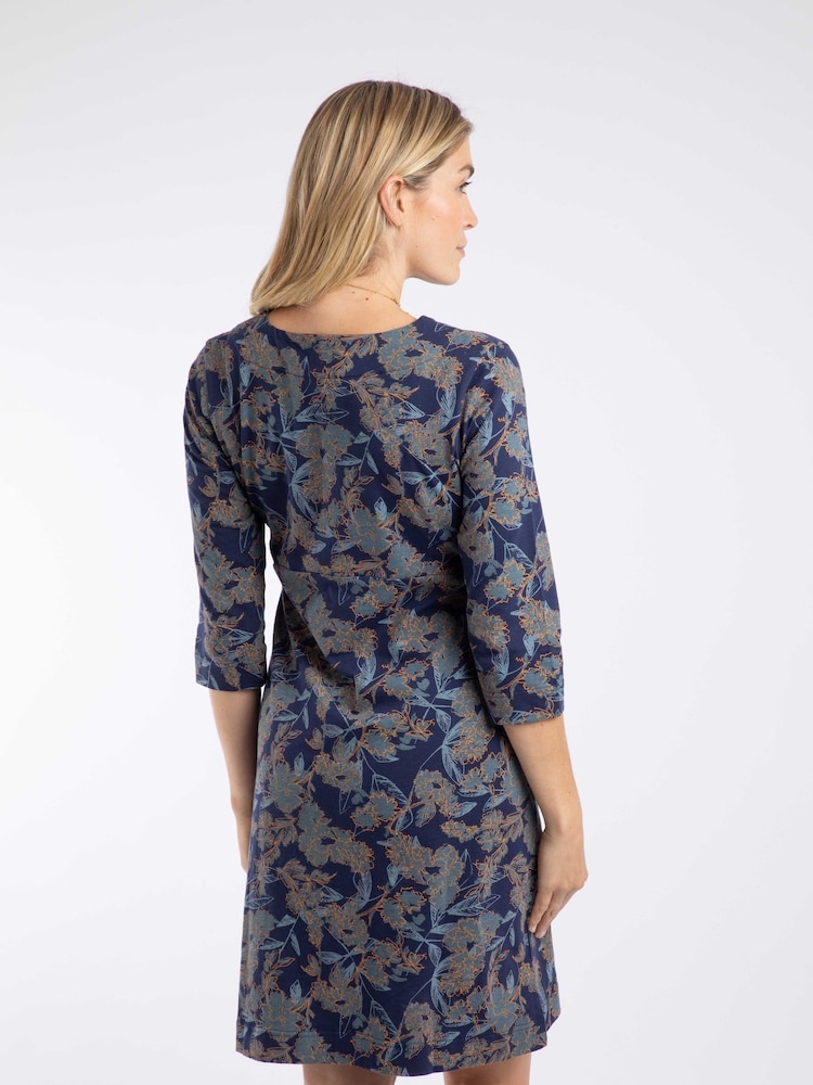Weird Fish Starshine Printed Jersey Dress - Imagem 2 de 7