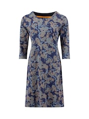 Weird Fish Starshine Printed Jersey Dress - Imagem 6 de 7