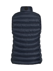 Weird Fish Blue Atissa Lightweight Padded Gilet - Image 7 of 7