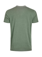 Weird Fish Green Double Fish Front Print Graphic T-Shirt - Image 6 of 6