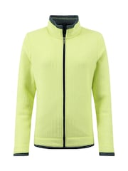 Weird Fish Lime Green Ariana Full Zip Grid Fleece - Image 6 of 7