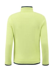 Weird Fish Lime Green Ariana Full Zip Grid Fleece - Image 7 of 7