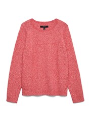 Suéter de punto abrigado con cuello redondo suave al tacto de VERO MODA - Imagen 3 de 3