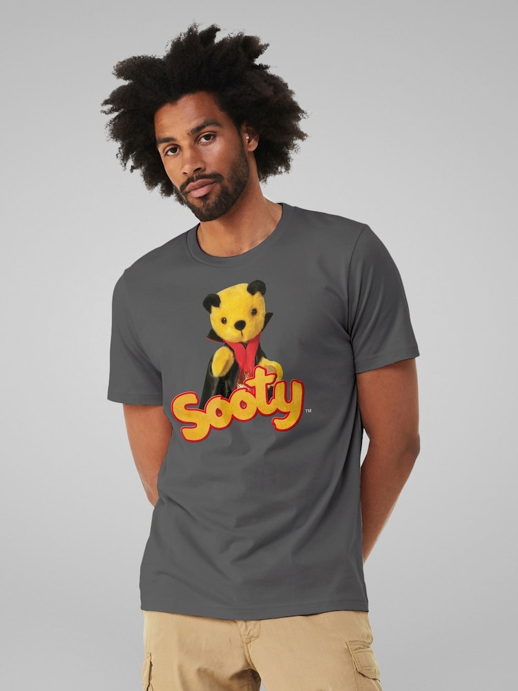 All + Every Grey Sooty Halloween Vampire T-Shirt - Image 2 of 4 All + Every Grey Sooty Halloween Vampire T-Shirt - Image 2 of 4