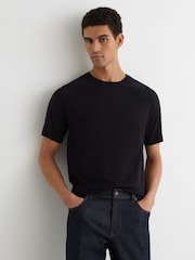 Reiss Brook Merino Wool Raglan-Sleeve T-Shirt - Bild 1 von 6