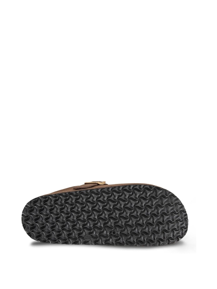 Braun - Totes Suede Clog - Bild 5 von 5
