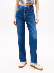 Tommy Jeans Blue Slim Straight Jeans - Image 1 of 6