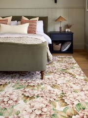Hug Rug Blush Pink Wild Hydrangea Rug - Image 1 of 4