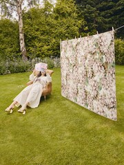Hug Rug Blush Pink Wild Hydrangea Rug - Image 2 of 4