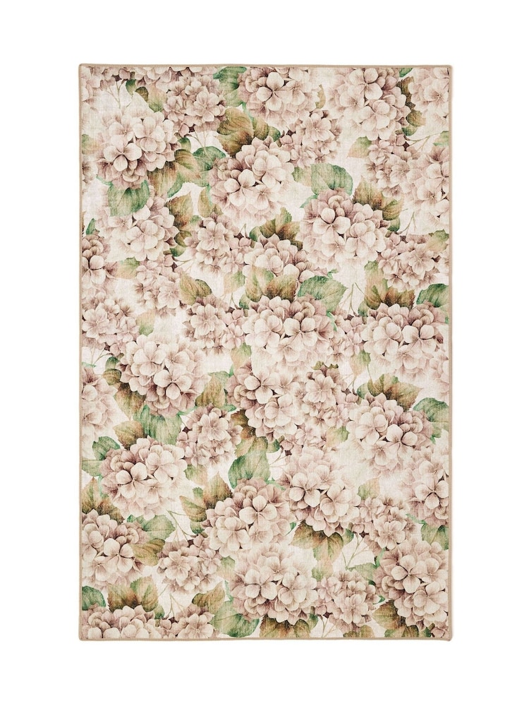 Hug Rug Blush Pink Wild Hydrangea Rug - Image 4 of 4 Hug Rug Blush Pink Wild Hydrangea Rug - Image 4 of 4