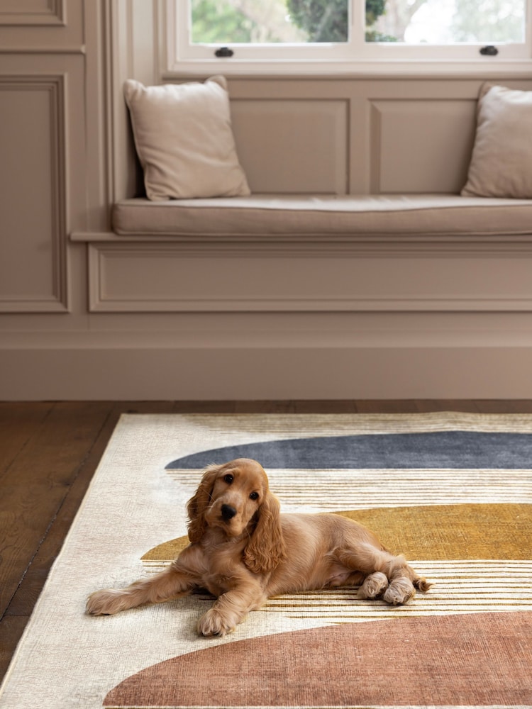 Hug Rug Cream Oval Eclipse Rug - Image 2 of 4
