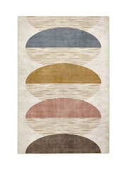 Hug Rug Cream Oval Eclipse Rug - Image 3 of 4