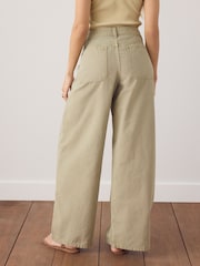 Khaki Green Lightweight Denim Utility Jeans - Image 3 of 5