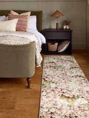 Hug Rug Blush Pink Wild Hydrangea Runner - Image 1 of 3