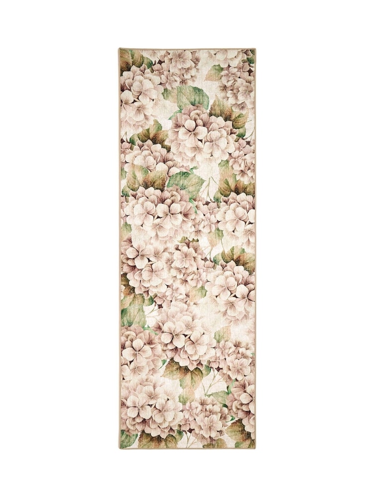 Hug Rug Blush Pink Wild Hydrangea Runner - Image 2 of 3