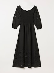 Melns - FatFace midi kleita - Attēls 6 no 6