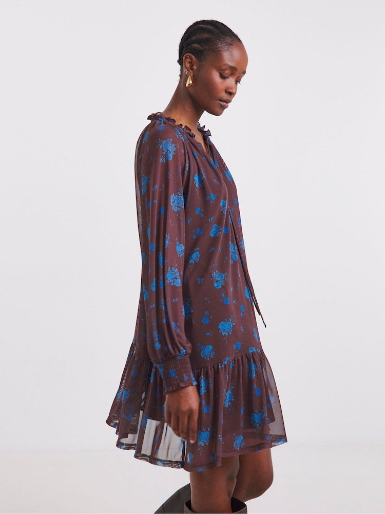 knee length dresses for ladies Sheer Lily Smock Dress main image 1