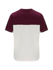 Fila Purple Tiebreaker Colour Block T-Shirt - Image 6 of 6