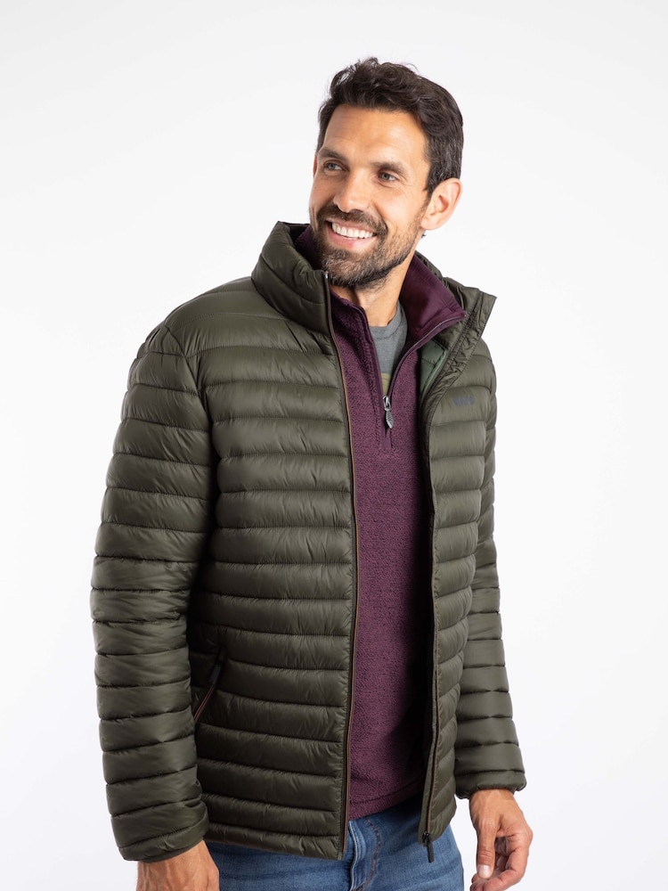 Weird Fish Grey Crantock Lightweight Showerproof Padded Jacket - Image 1 of 7 Weird Fish Grey Crantock Lightweight Showerproof Padded Jacket - Image 1 of 7