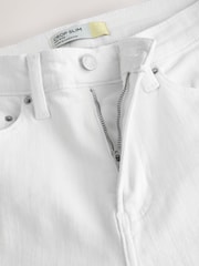 White Slim Cropped Jeans - Image 3 of 5