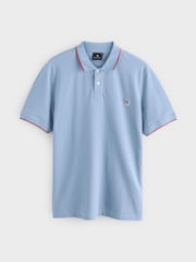 PS Paul Smith Blue Slim-Fit Logo Polo Shirt - Image 1 of 1