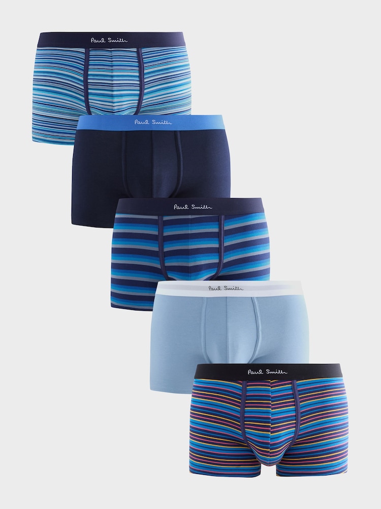 PS Paul Smith Black Printed Boxers 5 Pack - Image 1 of 6