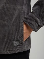 PS Paul Smith Grey Micro Cord Overshirt - Image 4 of 5
