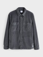 PS Paul Smith Grey Micro Cord Overshirt - Image 5 of 5