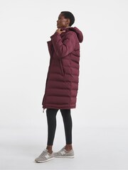 Snowdonia Red Showerproof Long Line Padded Jacket - Image 4 of 4
