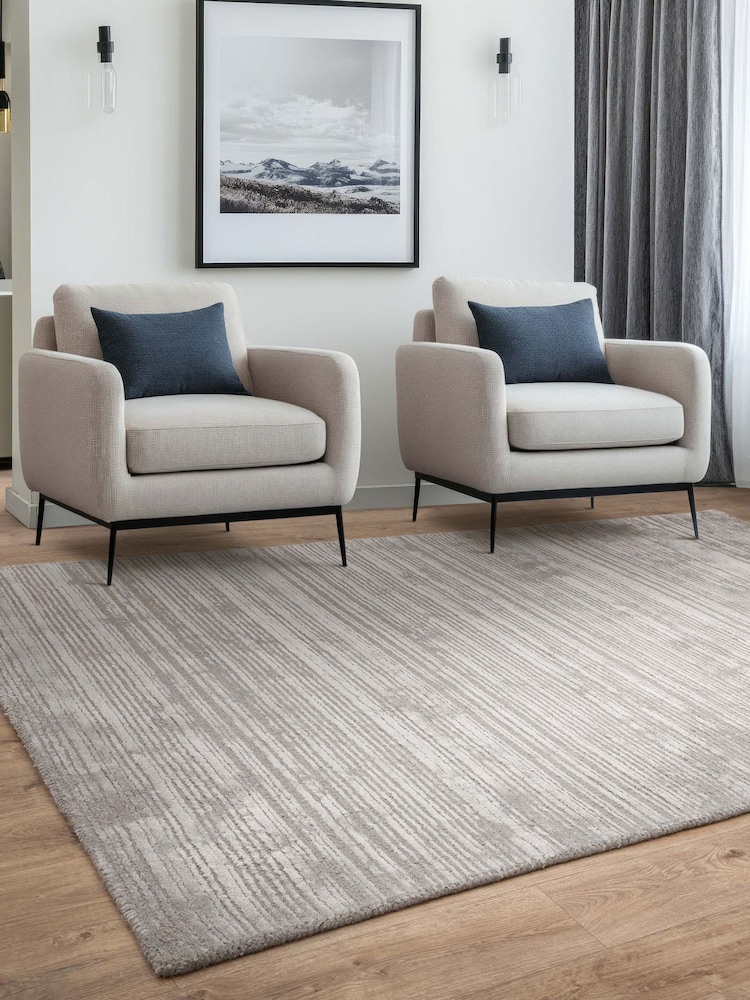 Asiatic Rugs Silver Henley Rug - Image 1 of 6 Asiatic Rugs Silver Henley Rug - Image 1 of 6