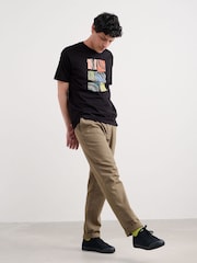 Seasalt Cornwall Black Midwatch Cotton T-Shirt - Image 1 of 5