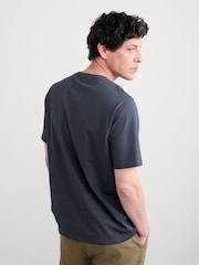 Seasalt Cornwall Grey Midwatch Cotton T-Shirt - Image 4 of 5