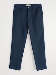 Seasalt Cornwall Blue Felling Straight Leg Trousers - Image 4 of 5