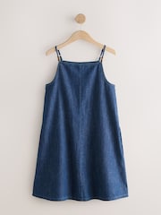 Azul añil - Denim Mini Slip Dress - Imagen 7 de 9