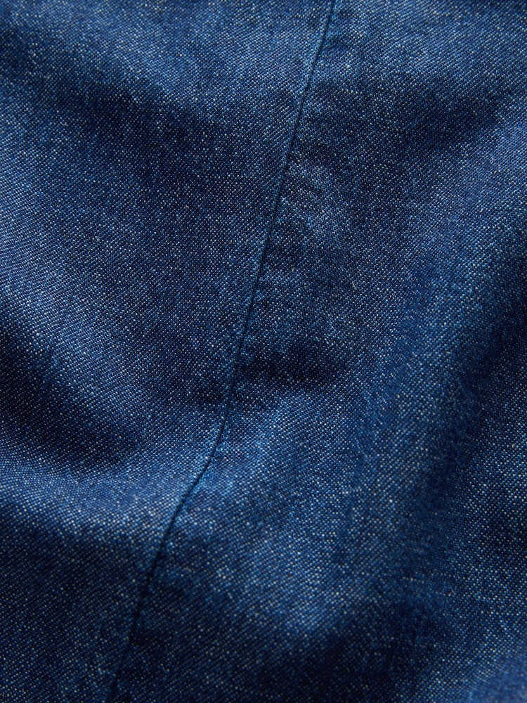 Azul añil - Denim Mini Slip Dress - Imagen 9 de 9