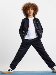 River Island Blue Boys 3 Piece Pinstripe Smart Trousers Set - Image 1 of 4