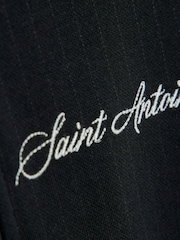 River Island Blue Boys 3 Piece Pinstripe Smart Trousers Set - Image 4 of 4