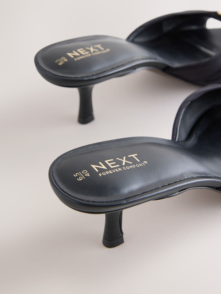 أسود - Forever Comfort® Twist Hardware Mules - صورة 5 من 5