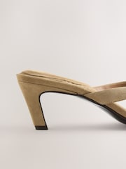 Cămilă - Forever Comfort® Round Toe Leather Toe Post Heels - Imaginea 9 din 9