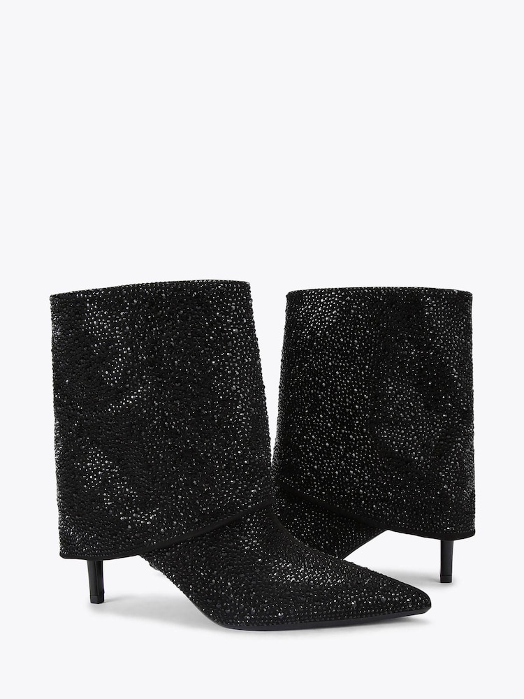 KG Kurt Geiger Black Fate Gem Boots - Image 4 of 4 KG Kurt Geiger Black Fate Gem Boots - Image 4 of 4
