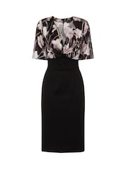 Hot Squash Short Sleeve Cocktail Black Dress - Bild 3 von 3
