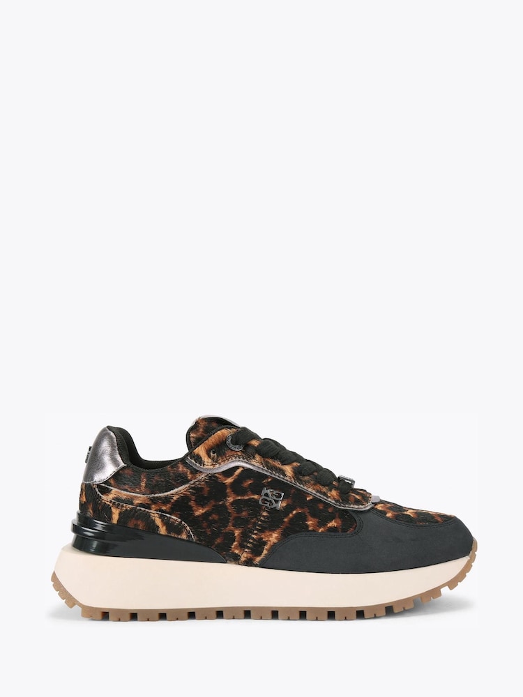 KG Kurt Geiger Brown Louisa2 Trainers - Image 1 of 4 KG Kurt Geiger Brown Louisa2 Trainers - Image 1 of 4