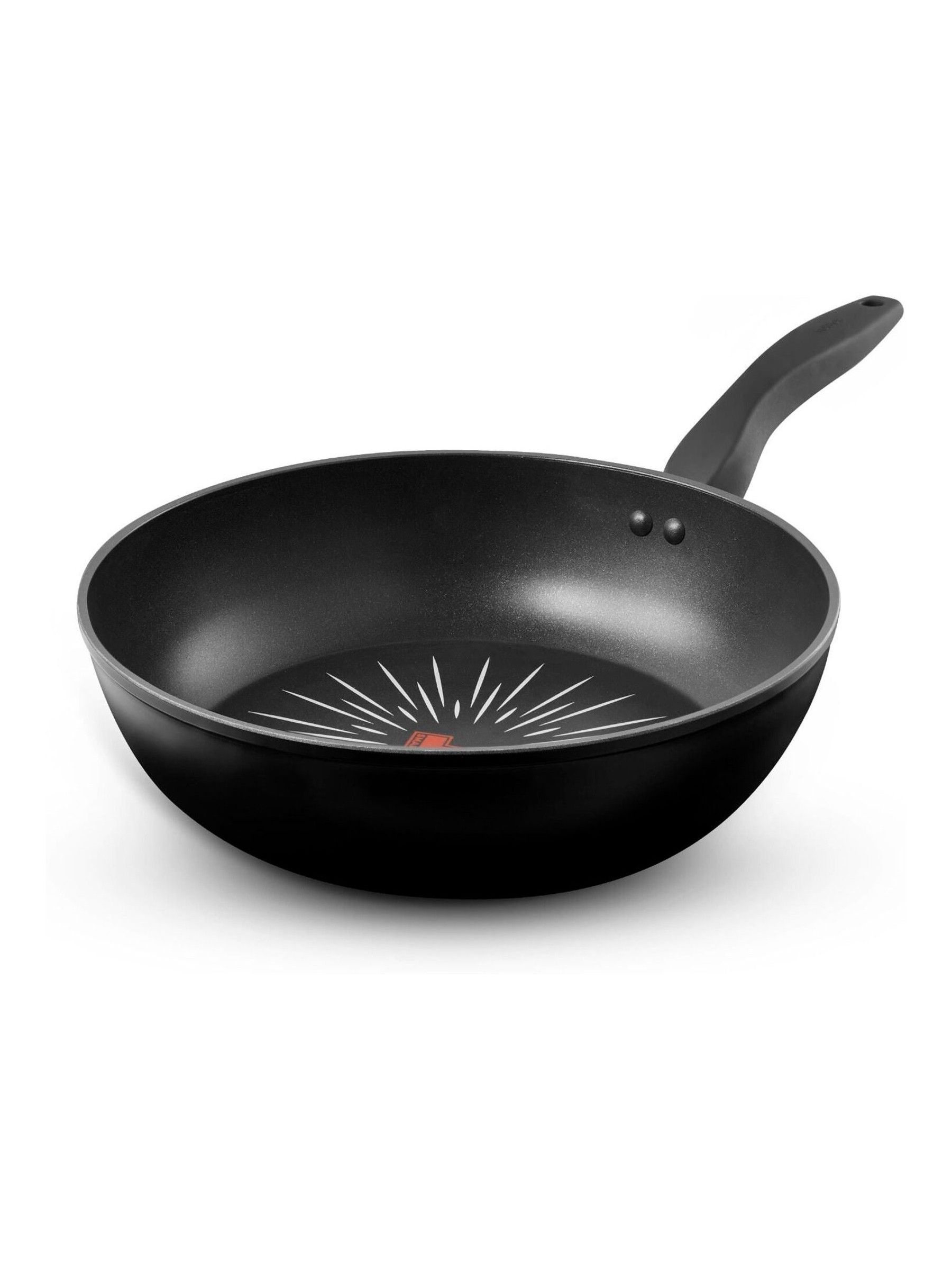 Tower Black Smart Start Forged 28cm Wok
