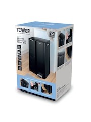Tower Black 60L 3 Compartments Pedal Bin - Image 7 of 7