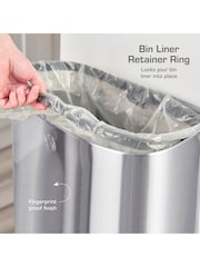 Swan Stainless Steel Rectangular Sensor Bin 80L - Image 5 of 9