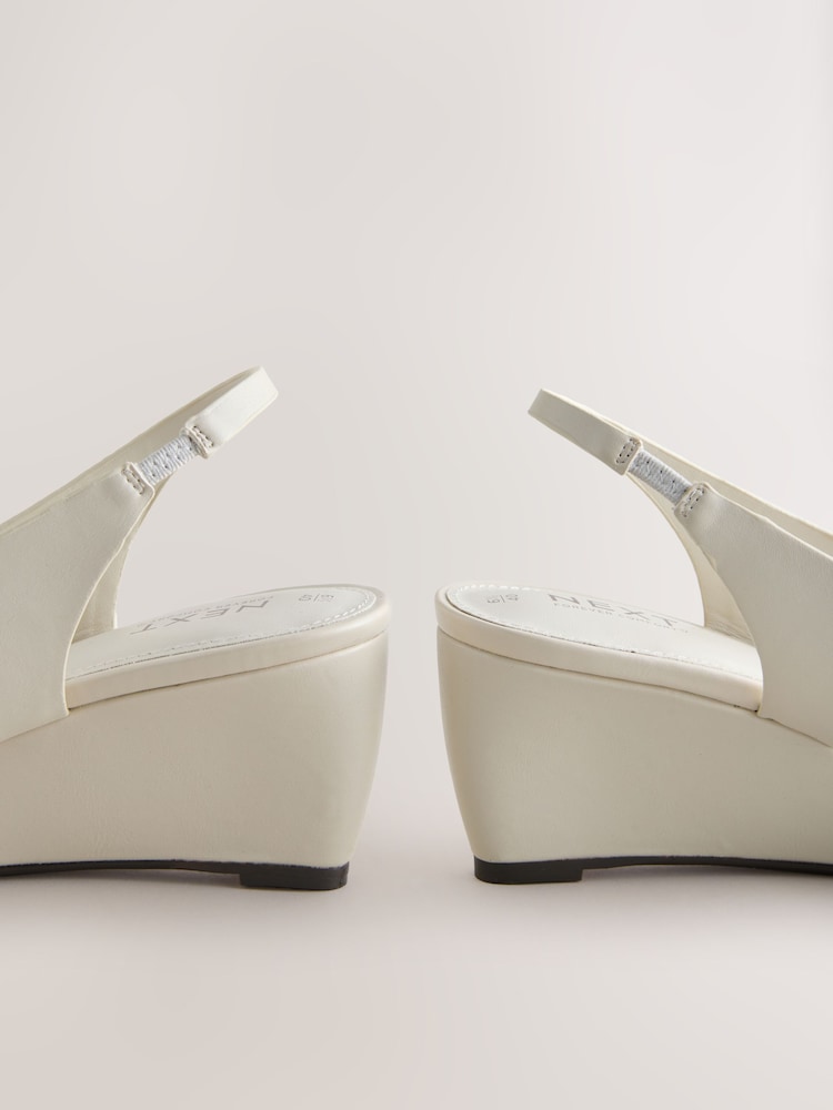 Bone Forever Comfort® Toepost Slingback Wedges - Image 10 of 10