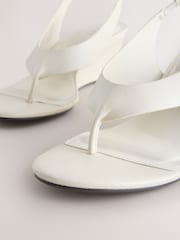 Bone Forever Comfort Toepost Slingback Wedges - Image 4 of 5