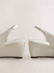 Bone Forever Comfort Toepost Slingback Wedges - Image 5 of 5