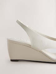 Bone Forever Comfort® Toepost Slingback Wedges - Image 8 of 10
